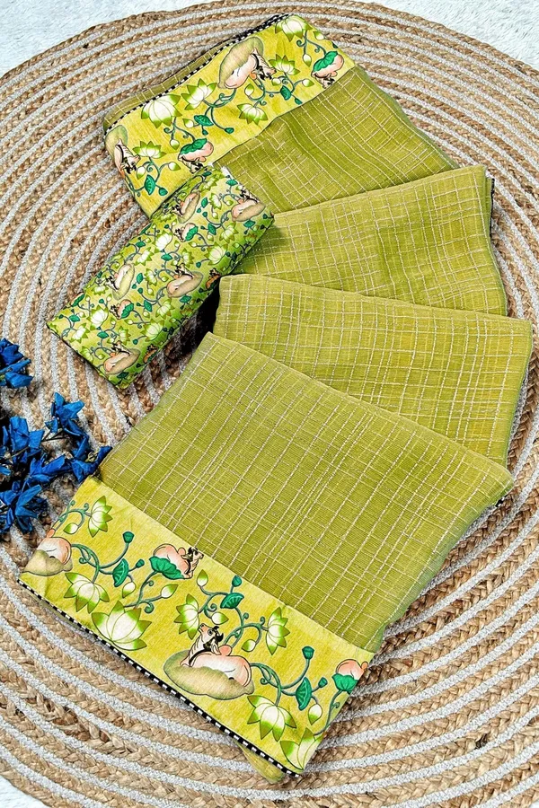 Green_Star_Georgette_Floral_Print_Saree_For_Women