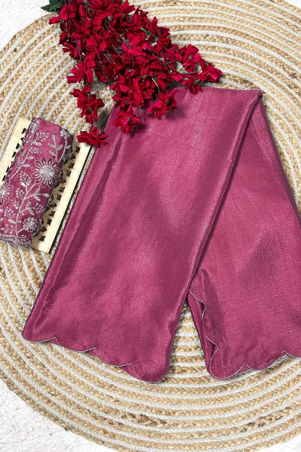 Pink_Star_Georgette_Saree_For_Women