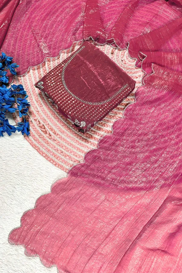 Pink_Star_Georgette_Embroidered_Embellished_Saree_For_Women