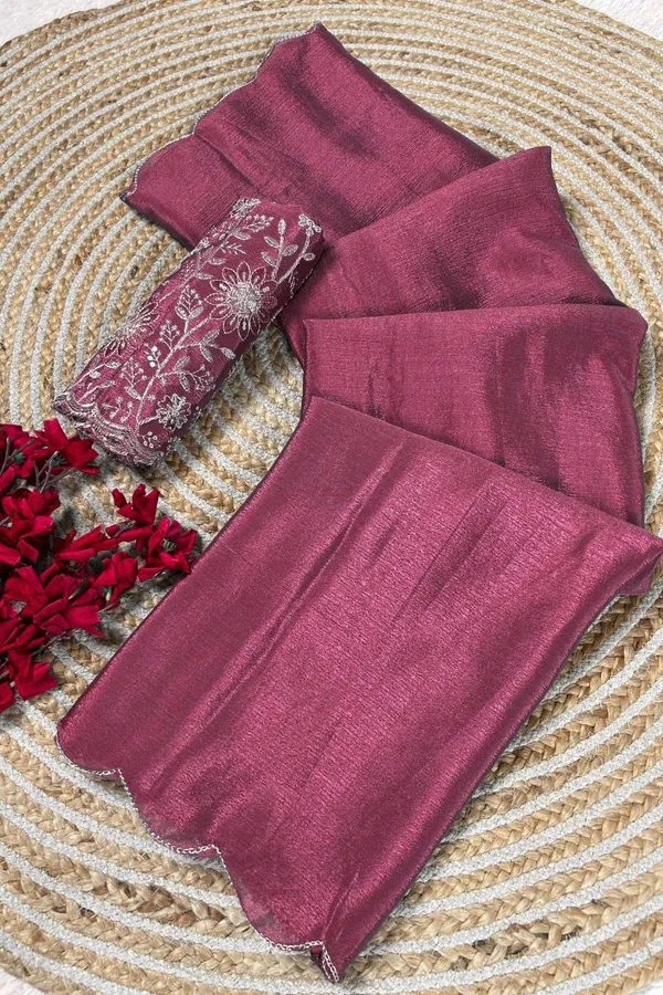 Pink_Star_Georgette_Embroidered_Saree_For_Women