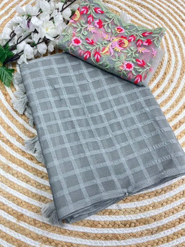 Grey_Star_Georgette_Embroidered_Saree_For_Women
