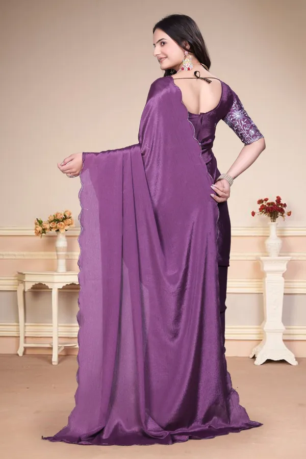 Purple_Star_Georgette_Saree_For_Women