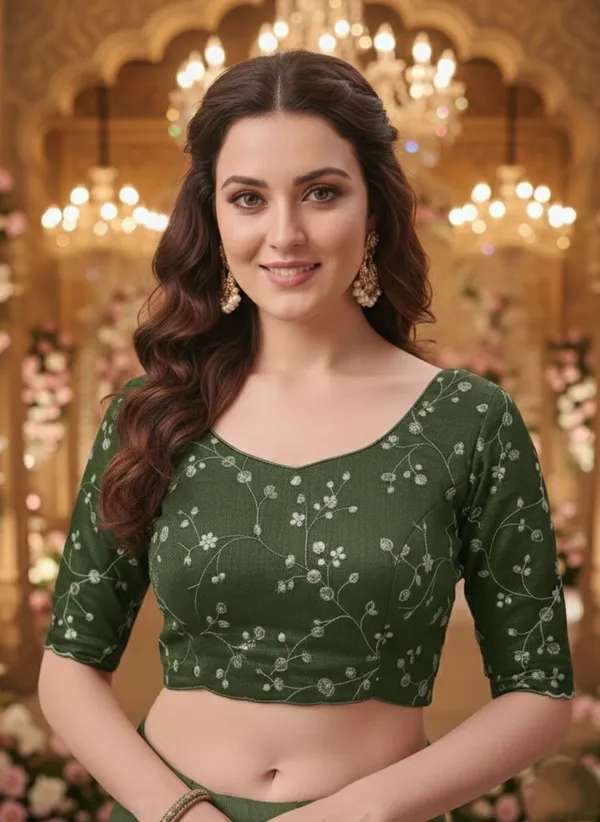 Light_Green_Star_Georgette_Self_Design_Saree_For_Women
