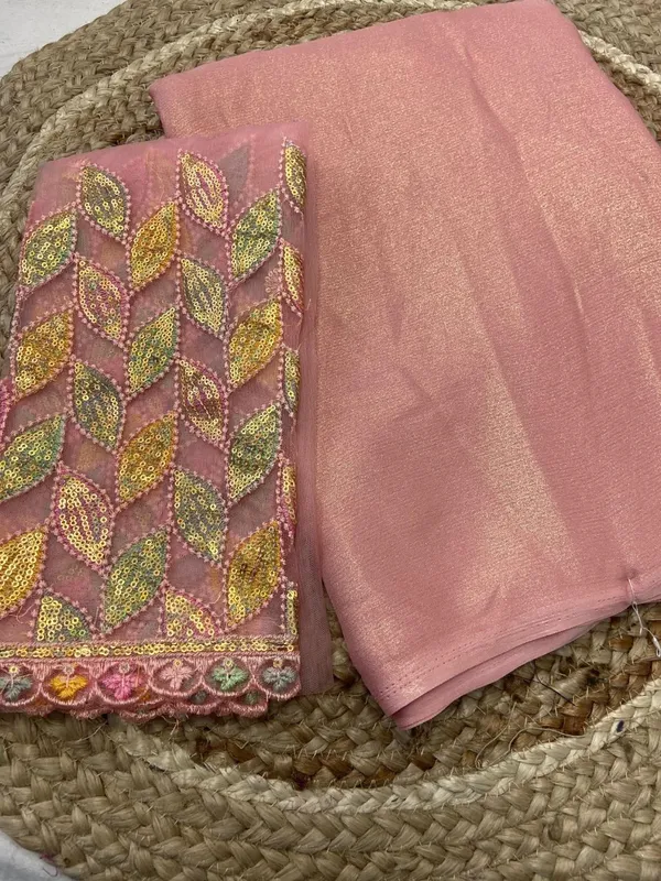 Pink_Star_Georgette_Saree_For_Women