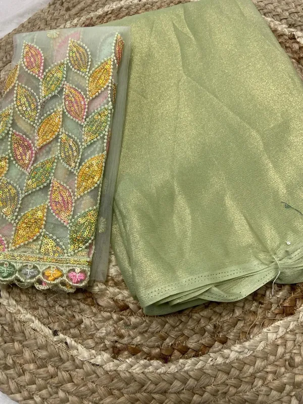 Green_Star_Georgette_Embellished_Saree_For_Women