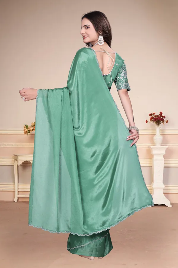 Green_Star_Georgette_Embroidered_Saree_For_Women