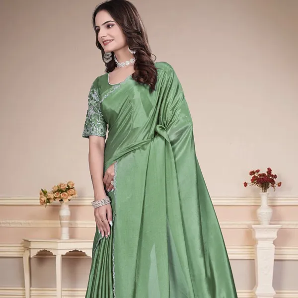Green_Star_Georgette_Embroidered_Saree_For_Women