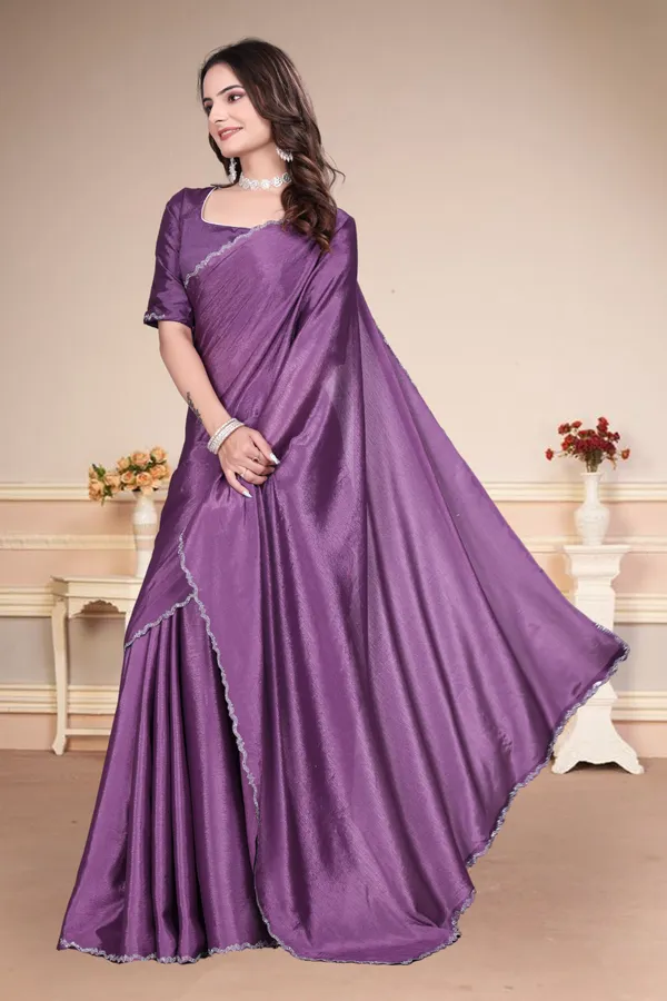 Purple_Star_Georgette_Saree_For_Women