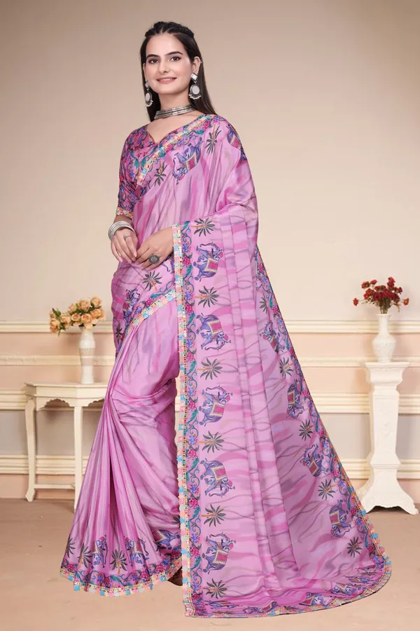 Purple_Star_Georgette_Digital_Animal_Print_Saree_For_Women