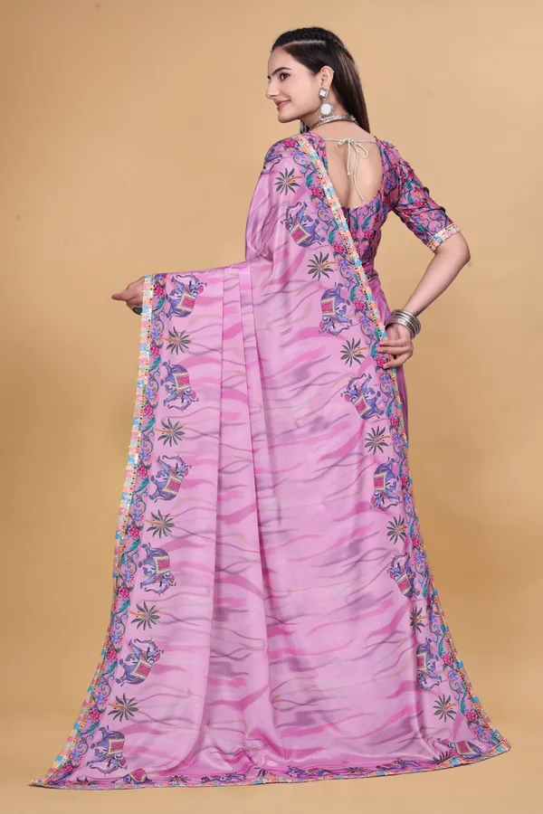 Purple_Star_Georgette_Digital_Animal_Print_Saree_For_Women