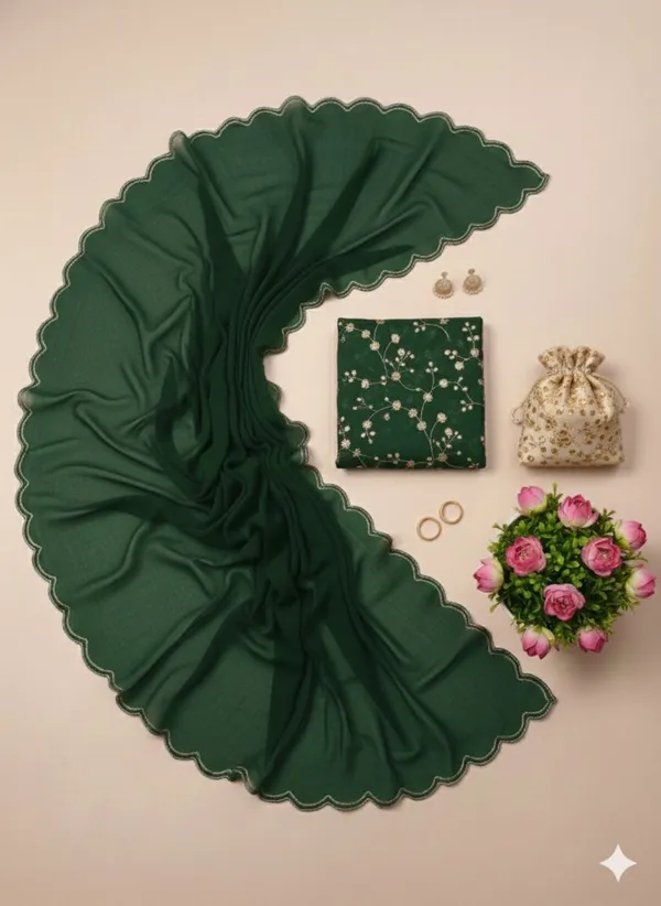 Green_Star_Georgette_Self_Design_Saree_For_Women