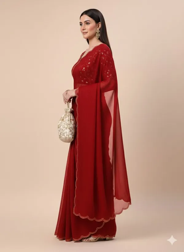 Red_Star_Georgette_Saree_For_Women
