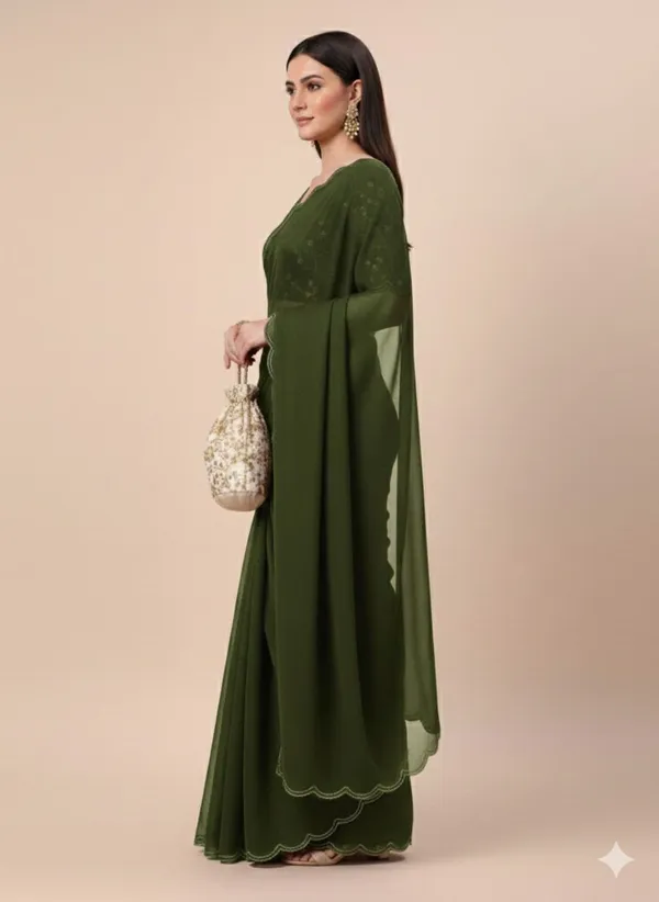 Green_Star_Georgette_Solid_Bollywood_Saree_For_Women
