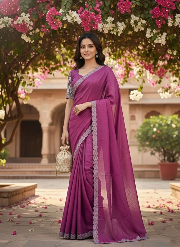 Purple_Star_Georgette_Embellished_Saree_For_Women