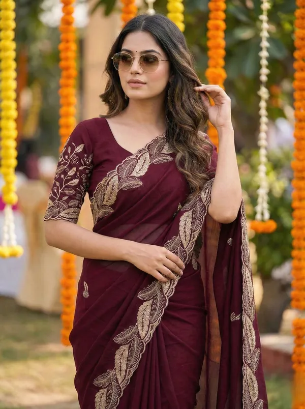 Red_Star_Georgette_Embellished_Bollywood_Saree_For_Women