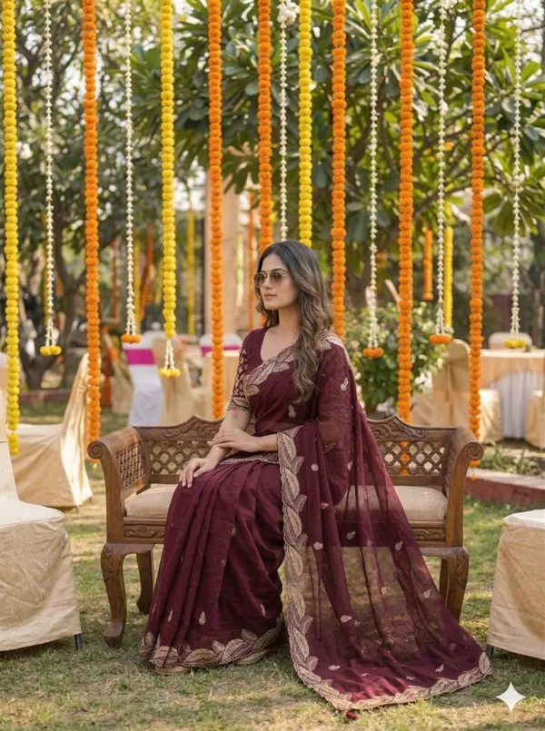 Red_Star_Georgette_Embellished_Bollywood_Saree_For_Women