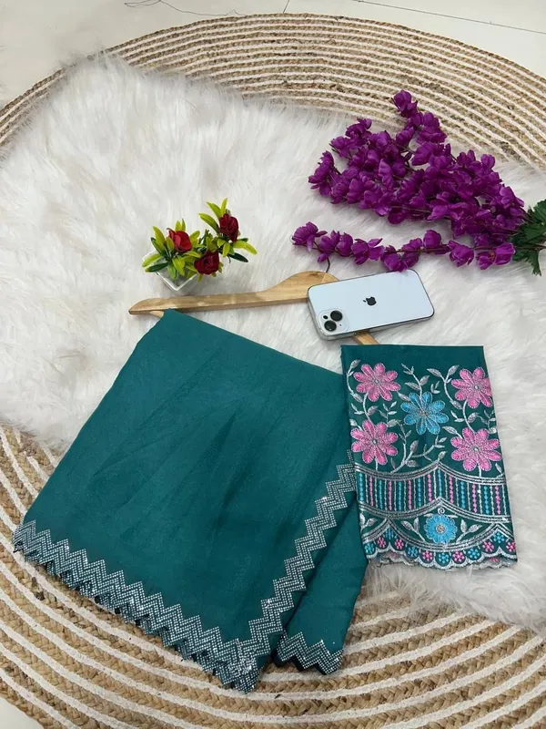 Blue_Star_Georgette_Embroidered_Saree_For_Women