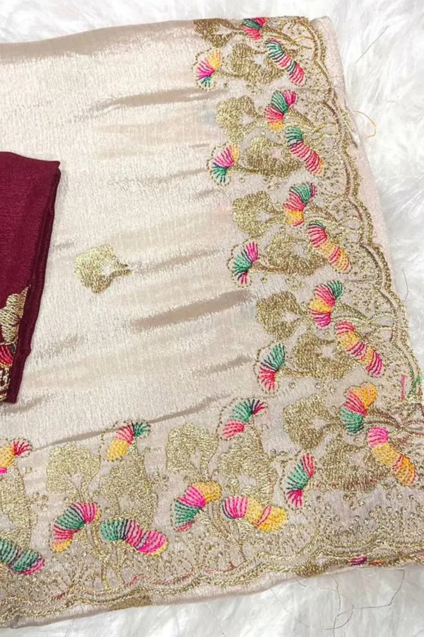 Grey_Star_Georgette_Saree_For_Women