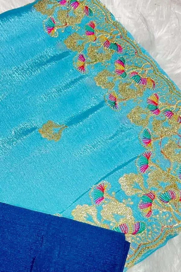 Blue_Star_Georgette_Embroidered_Saree_For_Women