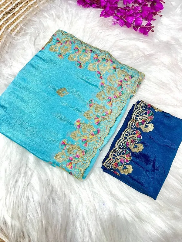 Blue_Star_Georgette_Embroidered_Saree_For_Women