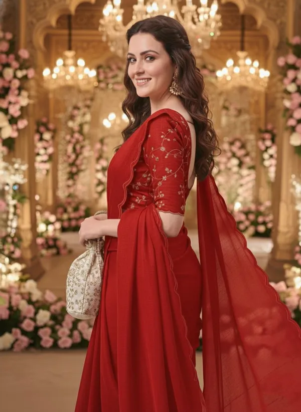 Red_Star_Georgette_Embroidered_Self_Design_Saree_For_Women