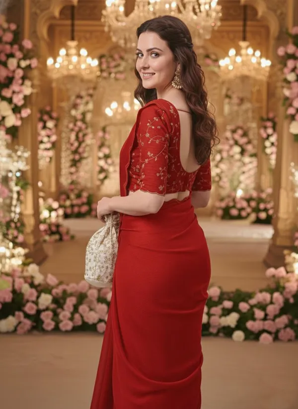 Red_Star_Georgette_Embroidered_Self_Design_Saree_For_Women