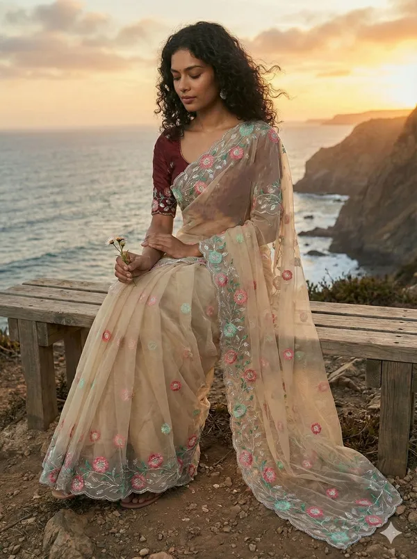 Chiku_Star_Georgette_Embroidered_Saree_For_Women