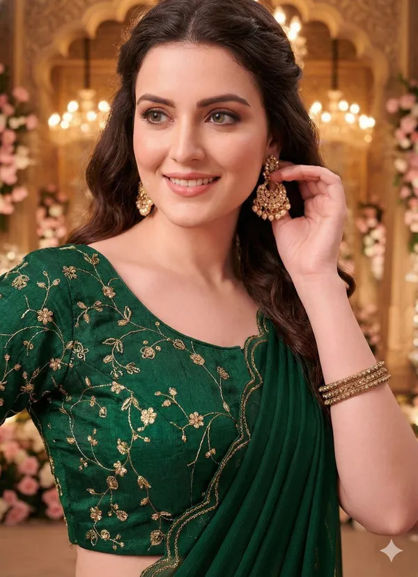 Green_Star_Georgette_Embroidered_Saree_For_Women