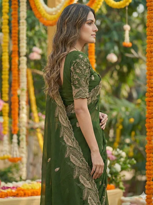 Green_Star_Georgette_Embroidered_Saree_For_Women