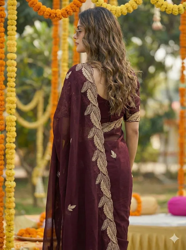 Maroon_Star_Georgette_Embellished_Embroidered_Saree_For_Women