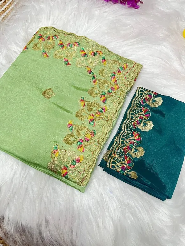 Green_Star_Georgette_Embroidered_Floral_Saree_For_Women