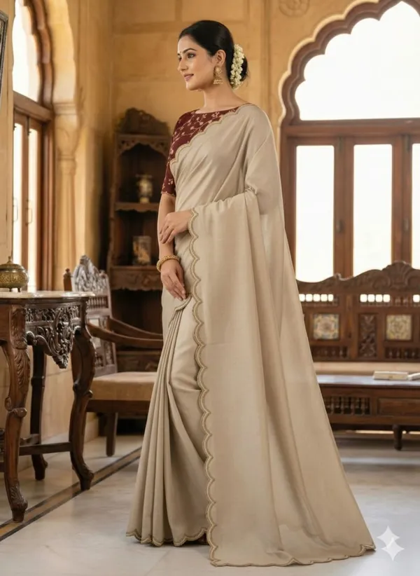 Grey_Star_Georgette_Saree_For_Women