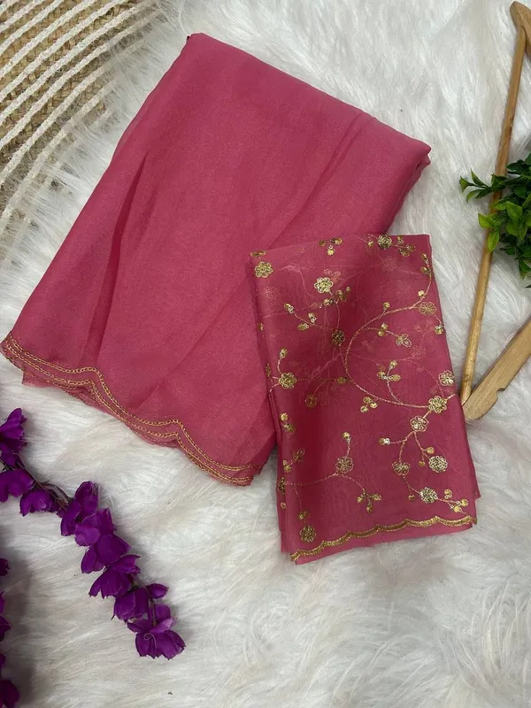 Green_Star_Georgette_Floral_Print_Embellished_Saree_For_Women