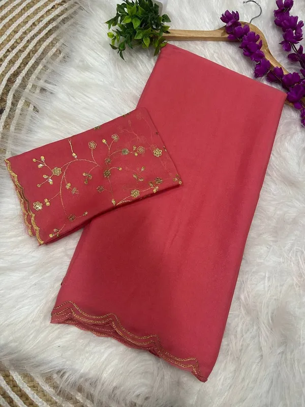 Pink_Star_Georgette_Printed_Saree_For_Women