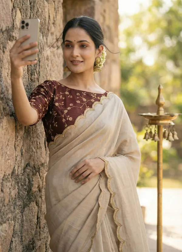 Grey_Star_Georgette_Printed_Saree_For_Women