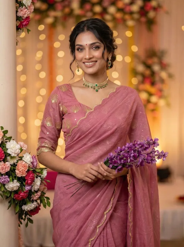 Pink_Star_Georgette_Embroidered_Saree_For_Women