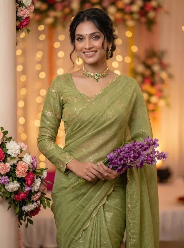 Green_Star_Georgette_Embroidered_Saree_For_Women