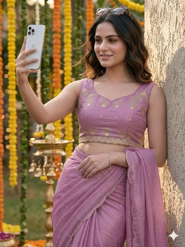 Purple_Star_Georgette_Embroidered_Saree_For_Women