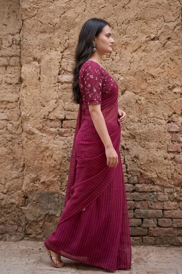Pink_Star_Georgette_Embroidered_Saree_For_Women