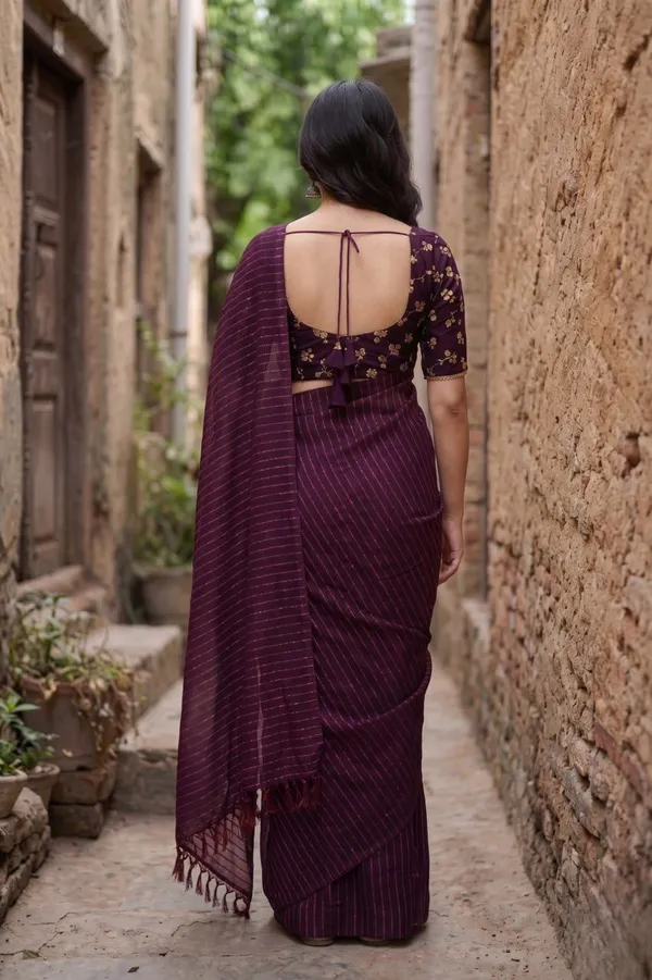 Purple_Star_Georgette_Embroidered_Saree_For_Women