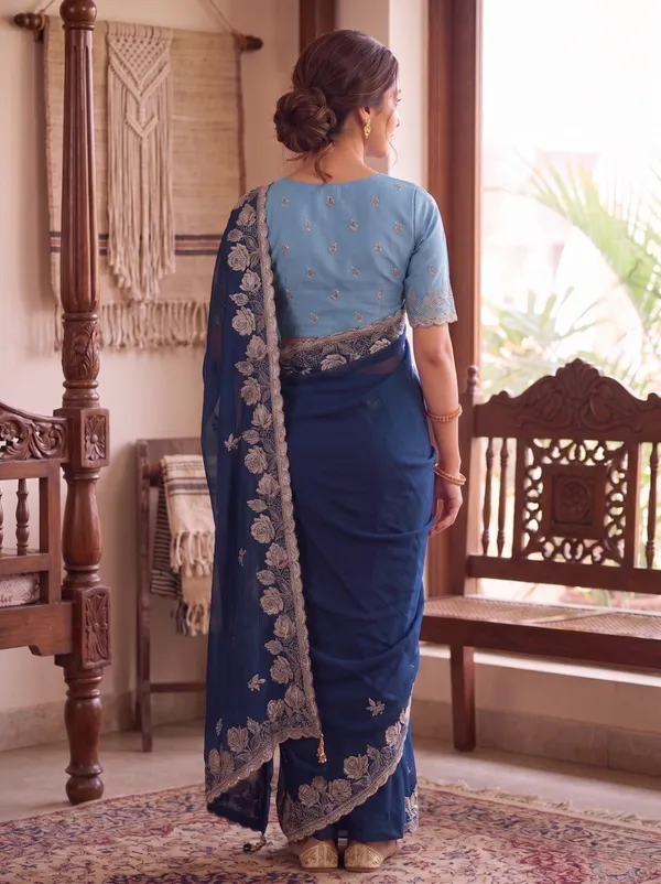 Blue_Star_Georgette_Embroidered_Saree_For_Women