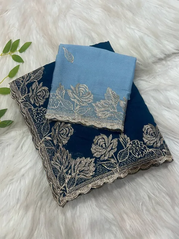Blue_Star_Georgette_Embroidered_Saree_For_Women