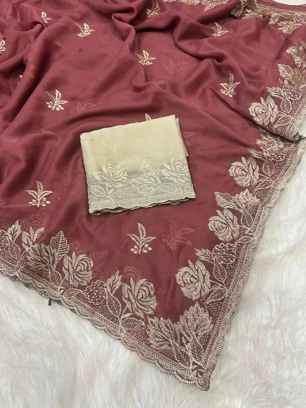 Pink_Star_Georgette_Embroidered_Saree_For_Women