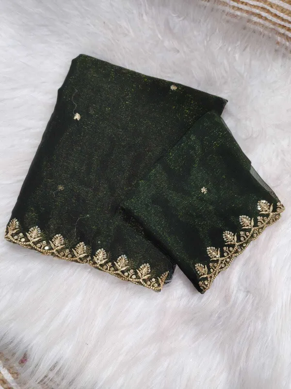Green_Star_Georgette_Embellished_Saree_For_Women