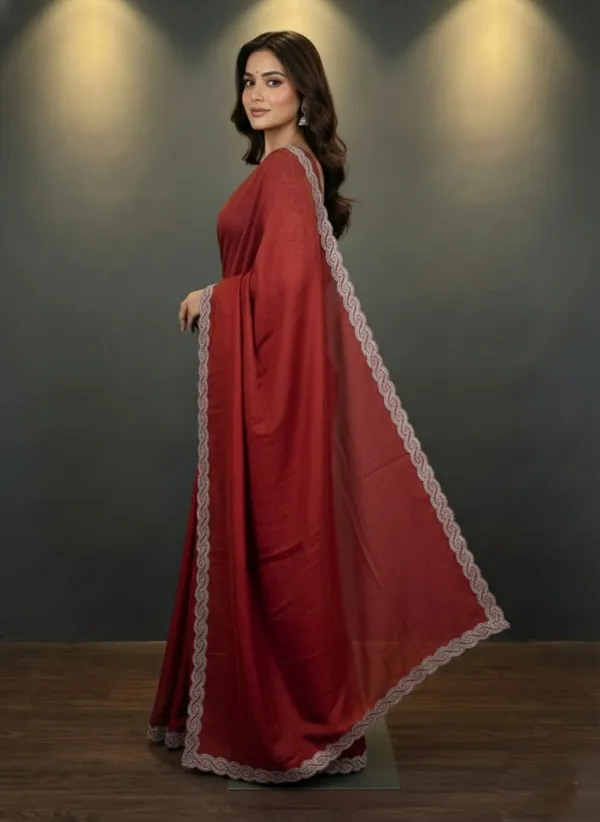 Maroon_Star_Georgette_Embroidered_Saree_For_Women