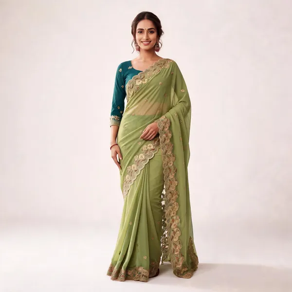 Pista_Star_Georgette_Embroidered_Saree_For_Women