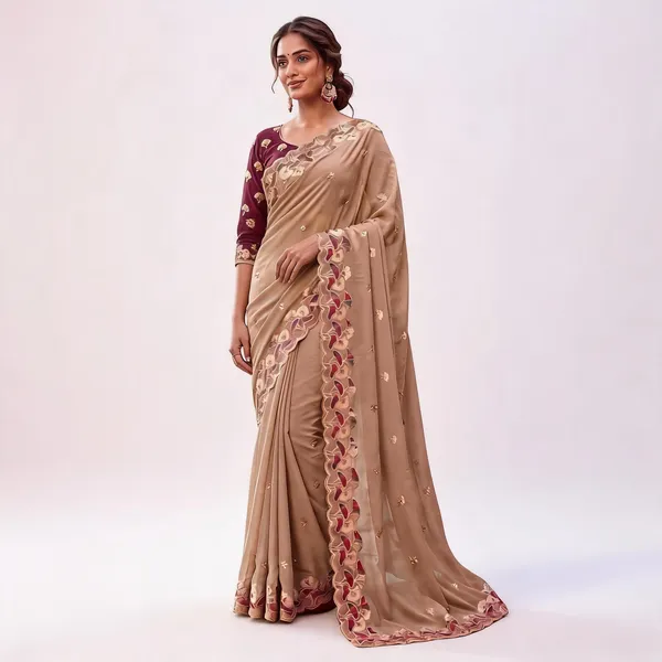 Chiku_Star_Georgette_Embroidered_Saree_For_Women