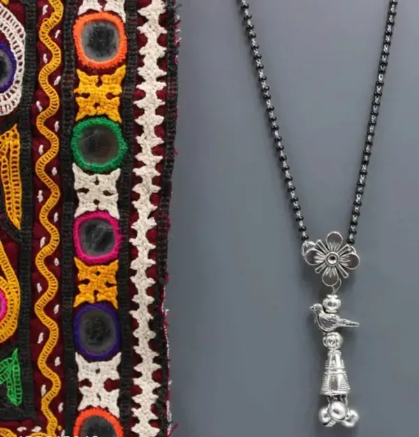Multicolor_Thread_Beaded_Embroidered_Pendant_For_Unisex