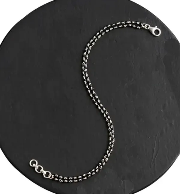 Black_Beaded_Silver_Toned_Double_Strand_Mangalsutra_Bracelet_For_Women_Pack_of_1