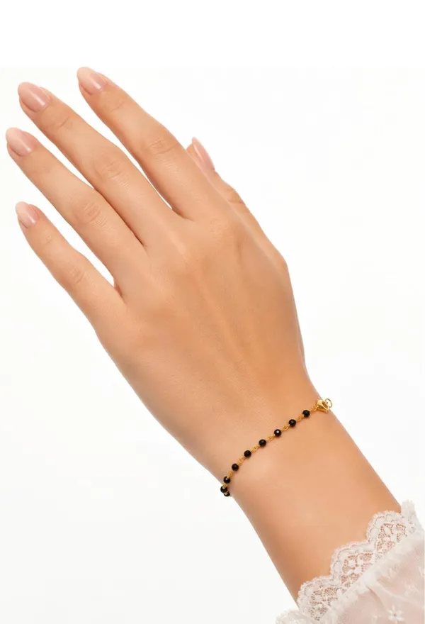 Black_And_Gold_Alloy_Oxidized_Silver_Pendant_Bracelet_For_Women_Pack_Of_1